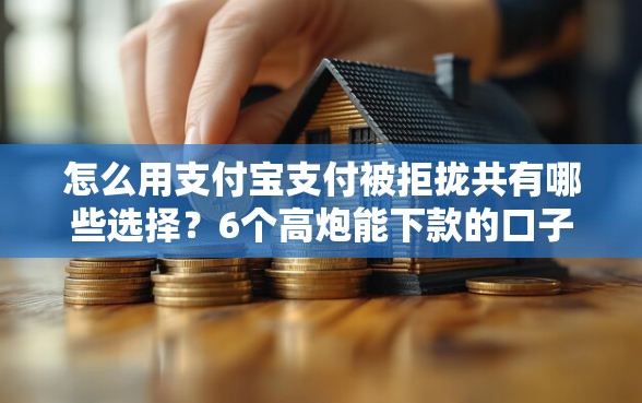 怎么用支付宝支付被拒拢共有哪些选择？6个高炮能下款的口子详解