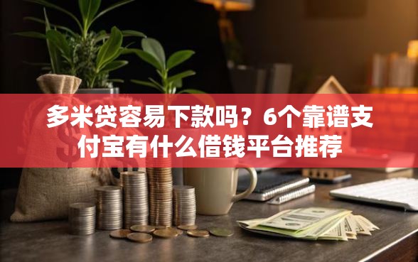 多米贷容易下款吗？6个靠谱支付宝有什么借钱平台推荐