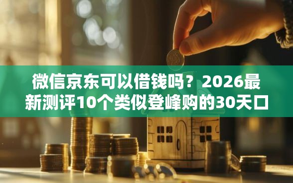 微信京东可以借钱吗？2026最新测评10个类似登峰购的30天口子