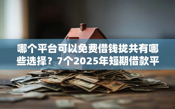 哪个平台可以免费借钱拢共有哪些选择？7个2025年短期借款平台,7到14天详解