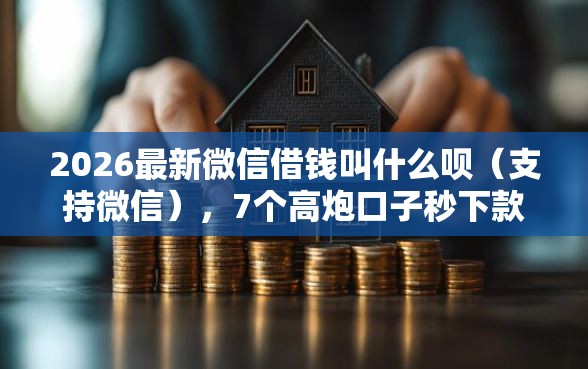 2026最新微信借钱叫什么呗（支持微信），7个高炮口子秒下款最新无私分享