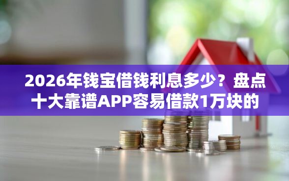 2026年钱宝借钱利息多少？盘点十大靠谱APP容易借款1万块的软件