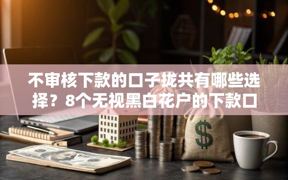 不审核下款的口子拢共有哪些选择？8个无视黑白花户的下款口子详解