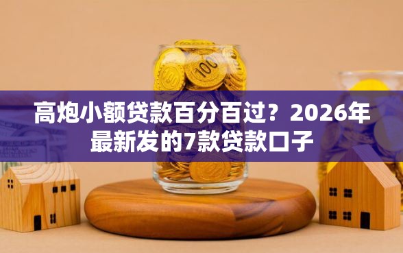高炮小额贷款百分百过？2026年最新发的7款贷款口子