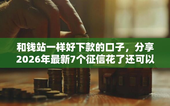 和钱站一样好下款的口子，分享2026年最新7个征信花了还可以借钱的平台