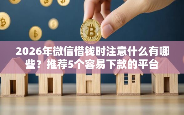 2026年微信借钱时注意什么有哪些？推荐5个容易下款的平台