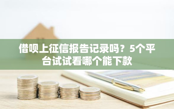 借呗上征信报告记录吗？5个平台试试看哪个能下款