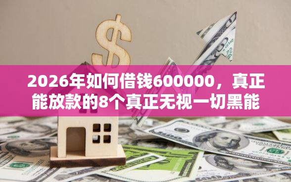 2026年如何借钱600000,真正能放款的8个真正无视一切黑能下款口子推荐 2026年如何借钱600000,真正能放款的8个真正无视一切黑能下款口子推荐