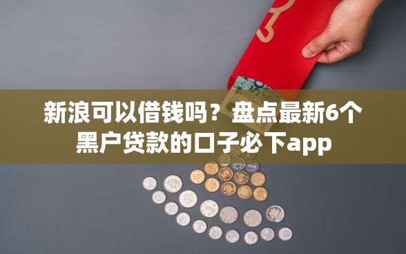 新浪可以借钱吗？盘点最新6个黑户贷款的口子必下app
