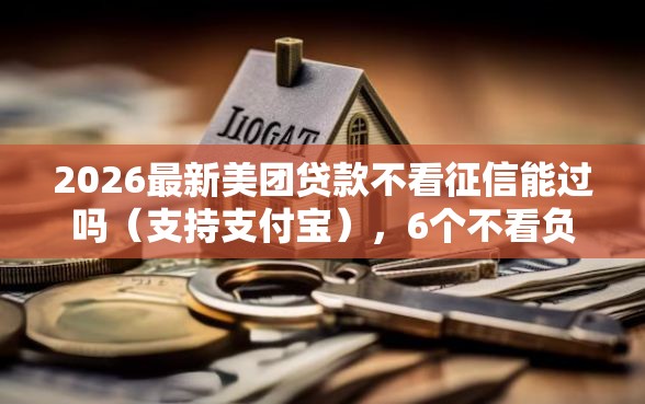 2026最新美团贷款不看征信能过吗（支持支付宝），6个不看负债和征信的平台无私分享