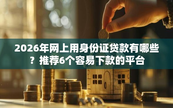2026年网上用身份证贷款有哪些？推荐6个容易下款的平台
