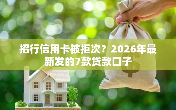 招行信用卡被拒次？2026年最新发的7款贷款口子