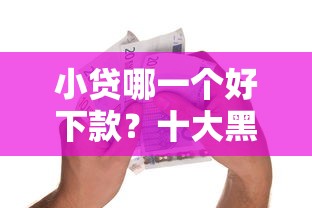 小贷哪一个好下款？十大黑户可快速办理小额贷款业务的平台推荐