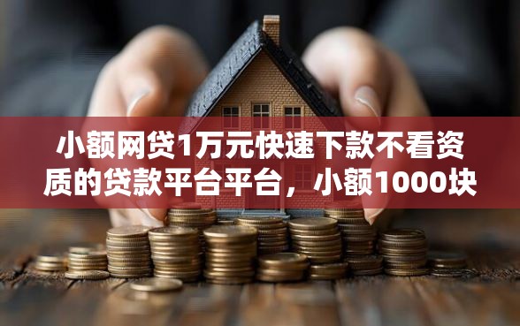小额网贷1万元快速下款不看资质的贷款平台平台，小额1000块借款的8个平台介绍