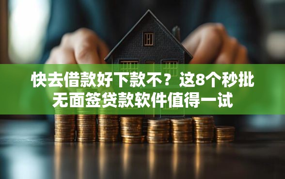 快去借款好下款不？这8个秒批无面签贷款软件值得一试