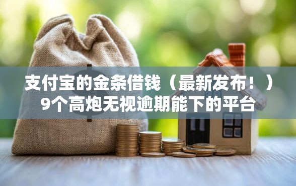 支付宝的金条借钱（最新发布！）9个高炮无视逾期能下的平台