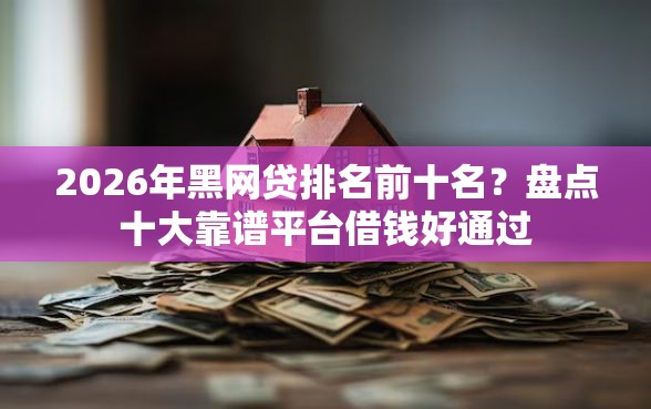 2026年黑网贷排名前十名？盘点十大靠谱平台借钱好通过