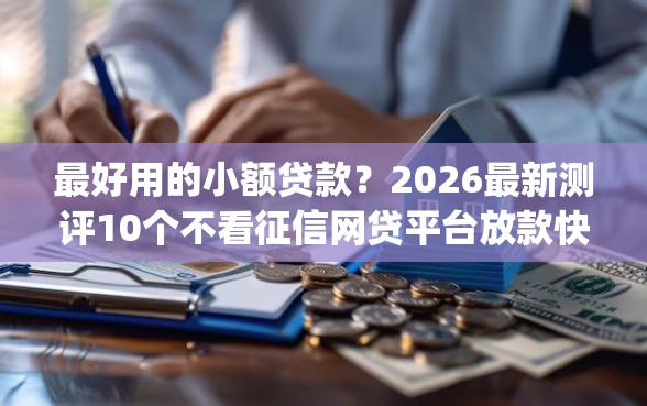 最好用的小额贷款？2026最新测评10个不看征信网贷平台放款快的app