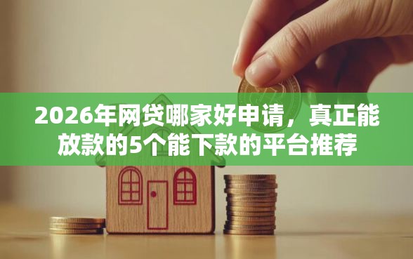2026年网贷哪家好申请，真正能放款的5个能下款的平台推荐