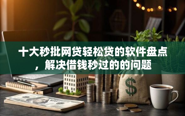 十大秒批网贷轻松贷的软件盘点，解决借钱秒过的的问题