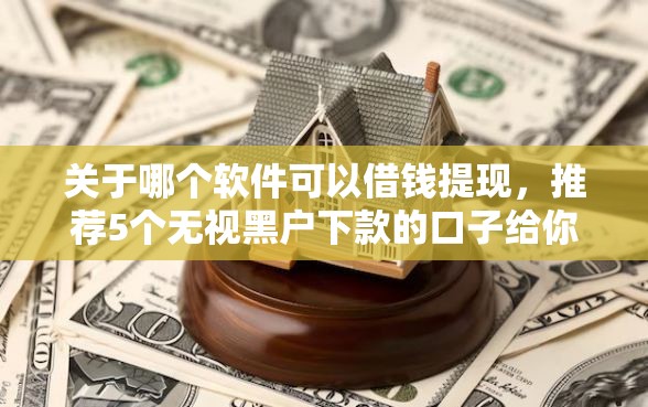 关于哪个软件可以借钱提现，推荐5个无视黑户下款的口子给你