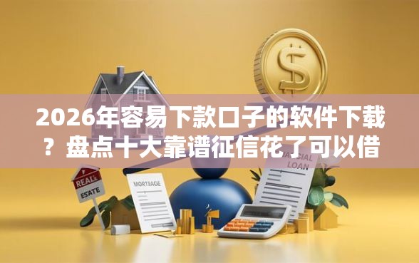 2026年容易下款口子的软件下载？盘点十大靠谱征信花了可以借钱的网贷软件