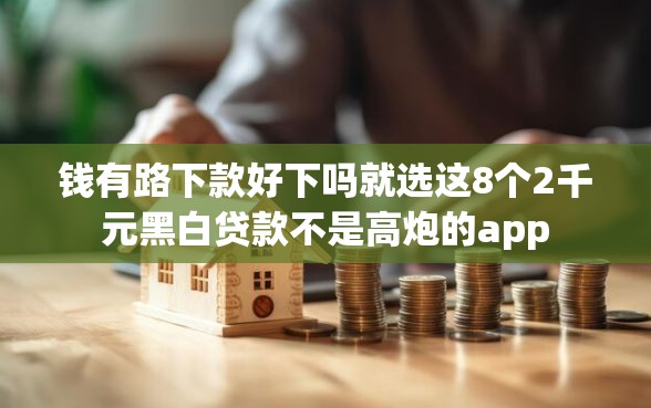 钱有路下款好下吗就选这8个2千元黑白贷款不是高炮的app