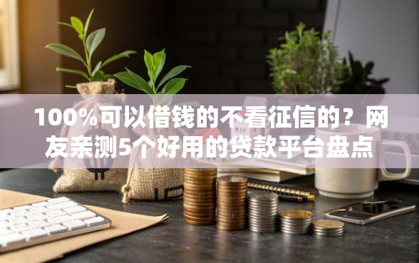 100%可以借钱的不看征信的？网友亲测5个好用的贷款平台盘点