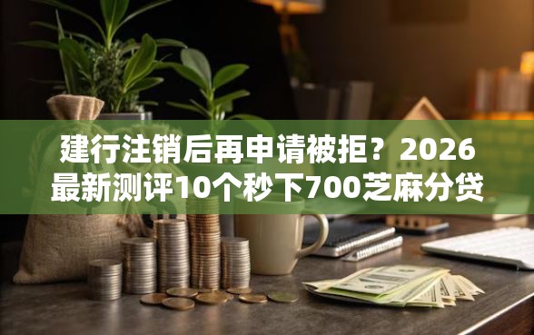 建行注销后再申请被拒？2026最新测评10个秒下700芝麻分贷款平台