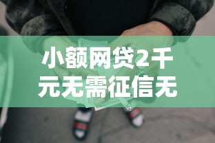 小额网贷2千元无需征信无房无车能借钱的贷款平台，容易下款额度软件是什么的5个平台介绍