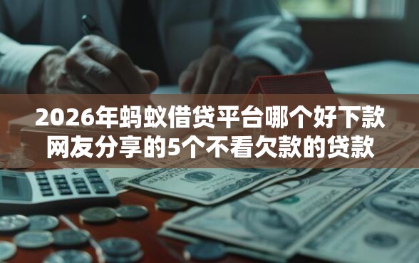 2026年蚂蚁借贷平台哪个好下款网友分享的5个不看欠款的贷款软件我觉得不错! 2026年蚂蚁借贷平台哪个好下款网友分享的5个不看欠款的贷款软件我觉得不错!