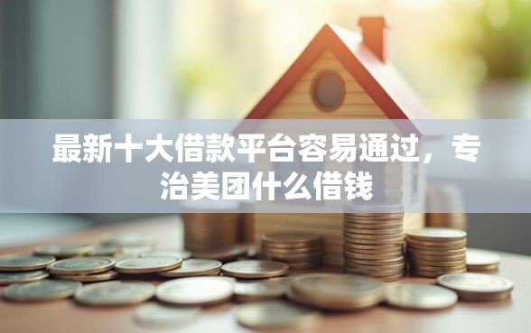 最新十大借款平台容易通过，专治美团什么借钱