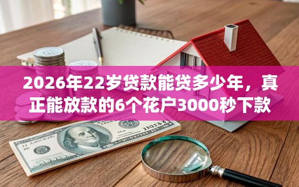 2026年22岁贷款能贷多少年，真正能放款的6个花户3000秒下款app推荐