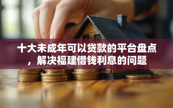 十大未成年可以贷款的平台盘点，解决福建借钱利息的问题