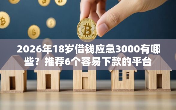 2026年18岁借钱应急3000有哪些？推荐6个容易下款的平台