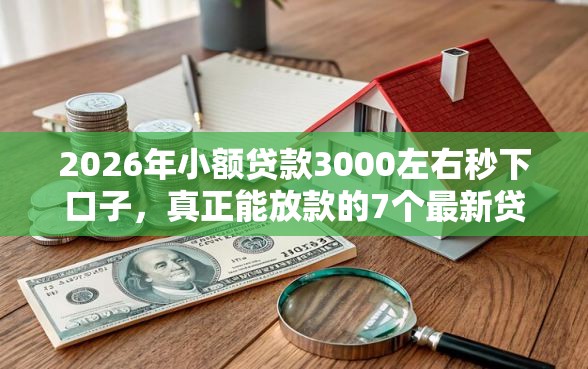 2026年小额贷款3000左右秒下口子，真正能放款的7个最新贷款口子推荐