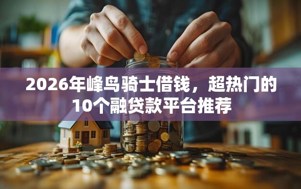 2026年峰鸟骑士借钱，超热门的10个融贷款平台推荐