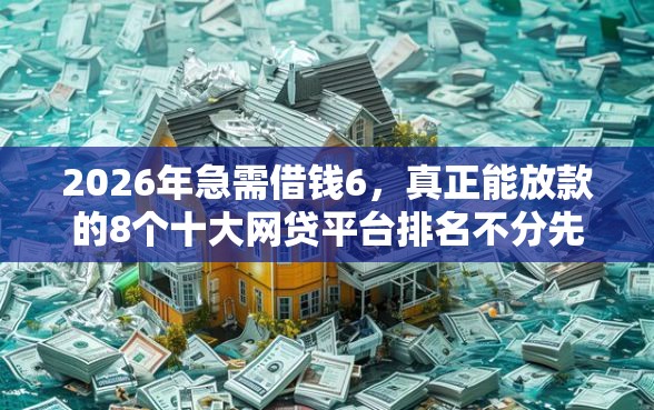 2026年急需借钱6，真正能放款的8个十大网贷平台排名不分先后推荐