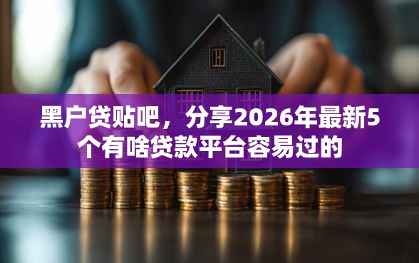 黑户贷贴吧，分享2026年最新5个有啥贷款平台容易过的