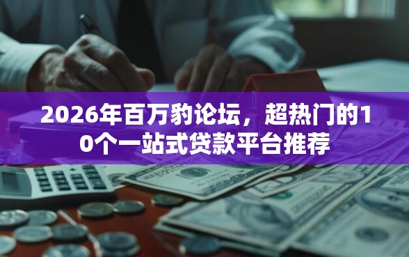 2026年百万豹论坛，超热门的10个一站式贷款平台推荐