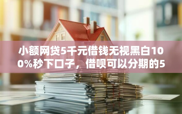 小额网贷5千元借钱无视黑白100%秒下口子，借呗可以分期的5个平台介绍