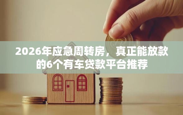 2026年应急周转房，真正能放款的6个有车贷款平台推荐