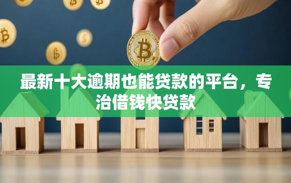 最新十大逾期也能贷款的平台，专治借钱快贷款