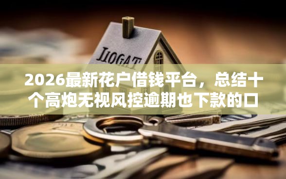 2026最新花户借钱平台，总结十个高炮无视风控逾期也下款的口子！