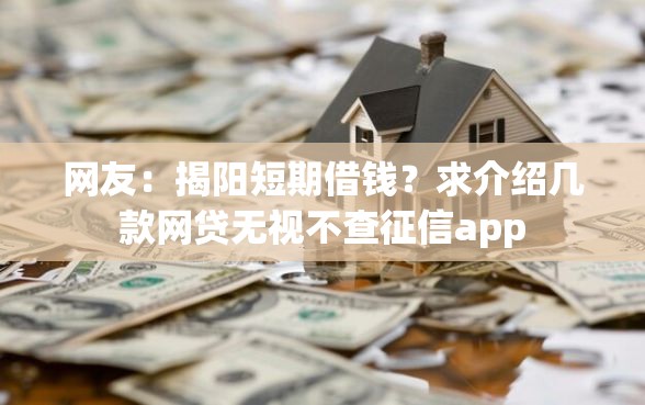 网友：揭阳短期借钱？求介绍几款网贷无视不查征信app