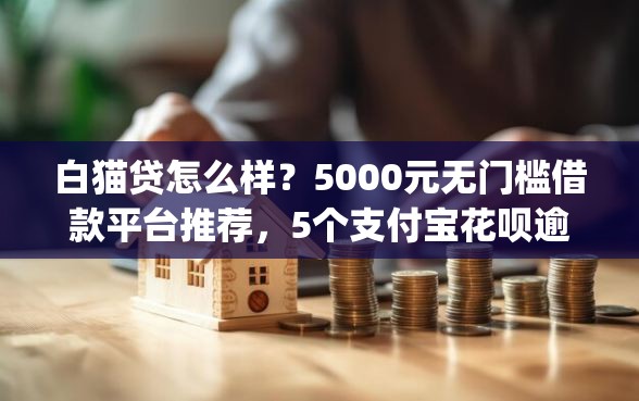 白猫贷怎么样？5000元无门槛借款平台推荐，5个支付宝花呗逾期万元快速贷款app盘点