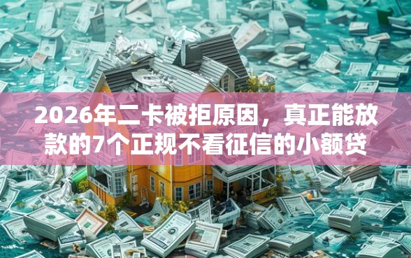2026年二卡被拒原因，真正能放款的7个正规不看征信的小额贷款平台推荐