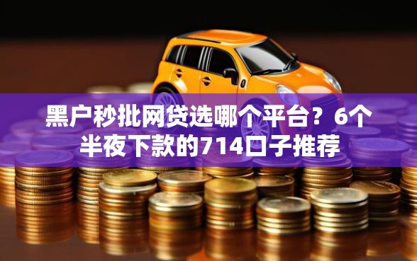 黑户秒批网贷选哪个平台？6个半夜下款的714口子推荐