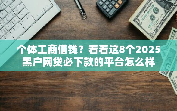 个体工商借钱？看看这8个2025黑户网贷必下款的平台怎么样