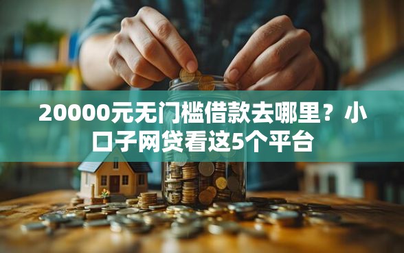 20000元无门槛借款去哪里？小口子网贷看这5个平台